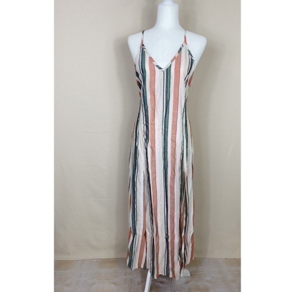💫En Créme | Striped  Maxi Dress